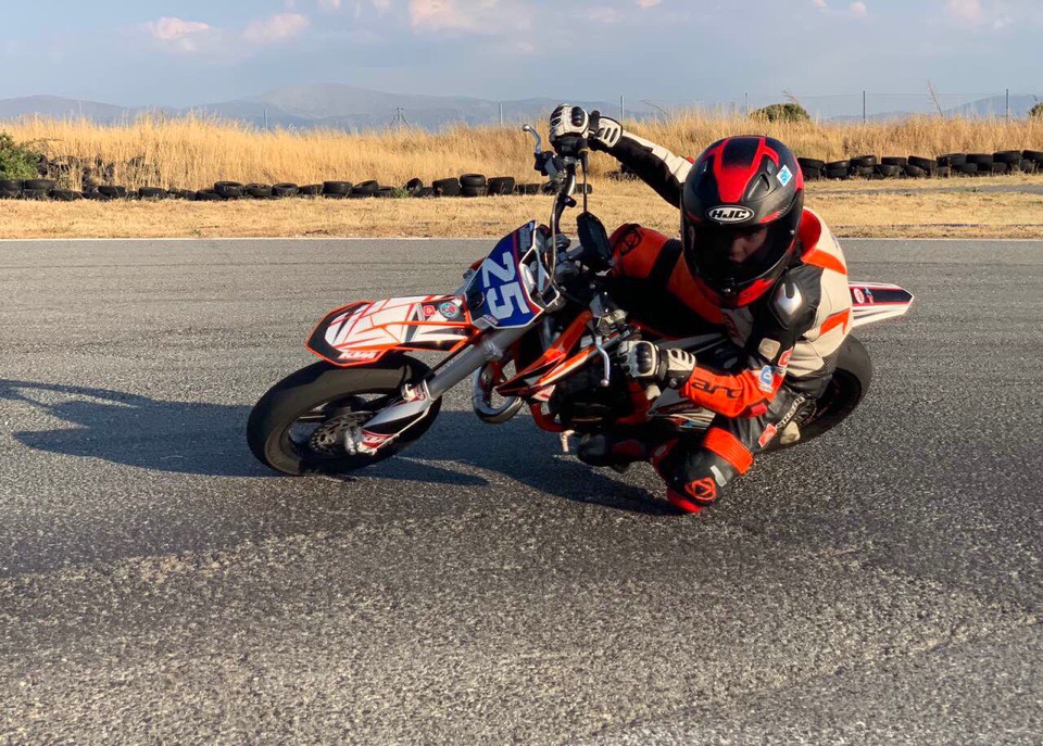 Восьмилетний мотоциклист из Дзержинска Дмитрий Смирнов занял I место в классе Mini GP