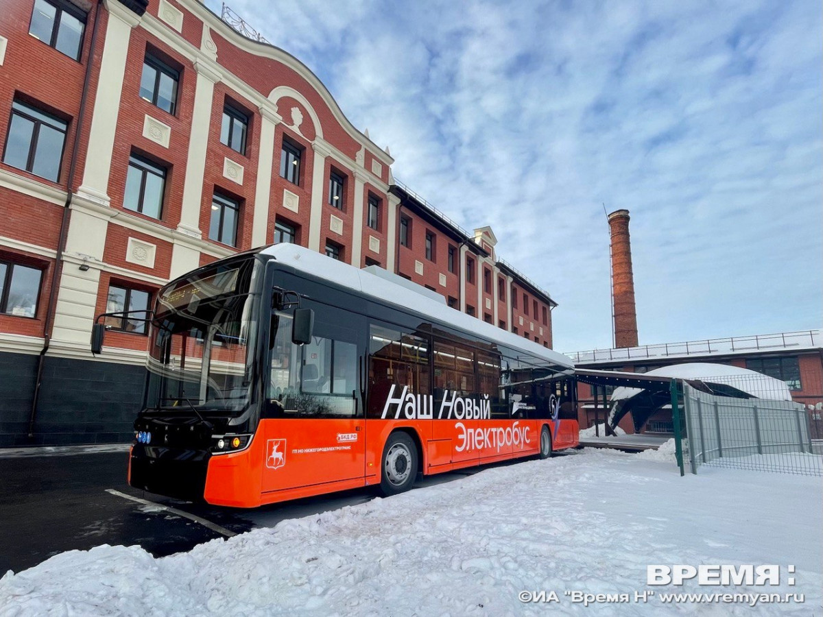 Расписание электробусов Э-11 изменено в Нижнем Новгороде