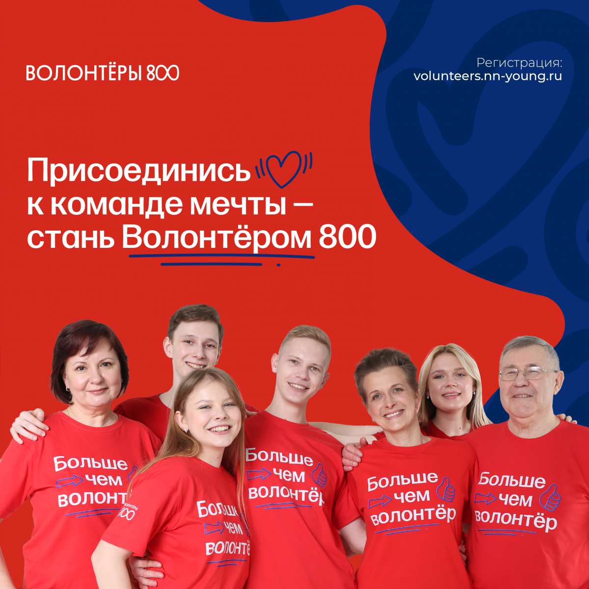 В Нижегородской области стартовал прием заявок для участия в проекте «Волонтеры 800» в 2024 году