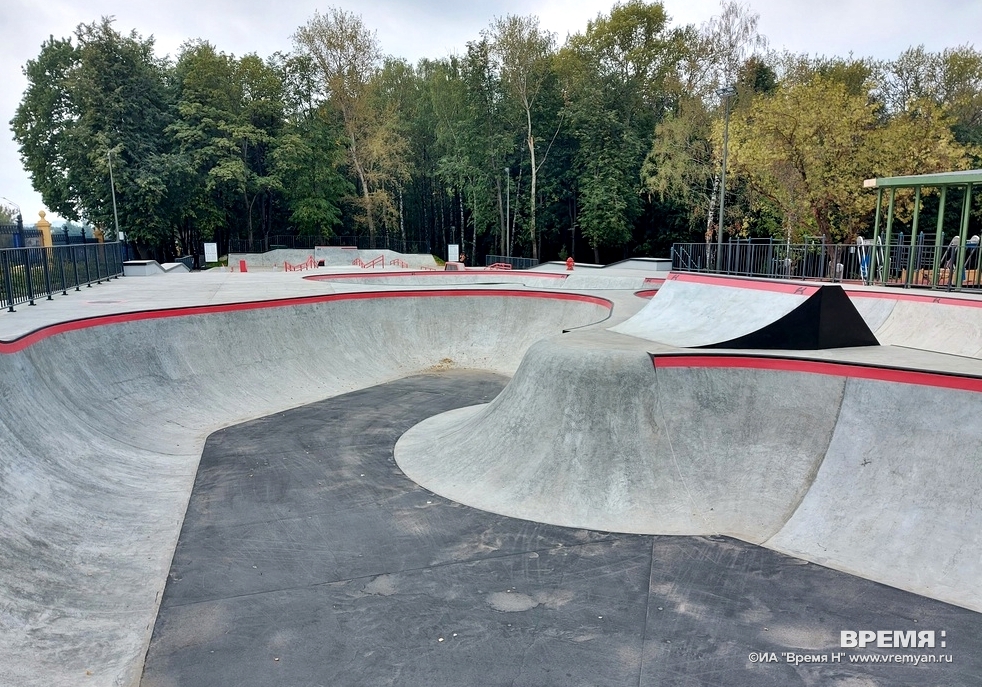 Скейт-парк откроют в нижегородском парке «Швейцария» завтра